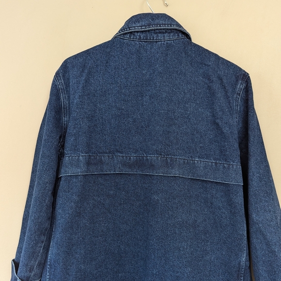Find. Utility Indigo Denim Chore Coat Minimalist - Picture 7 of 14